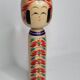 Poupée Kokeshi traditionnelle japonaise signée et numérotée, 31 cm, datée de 1964