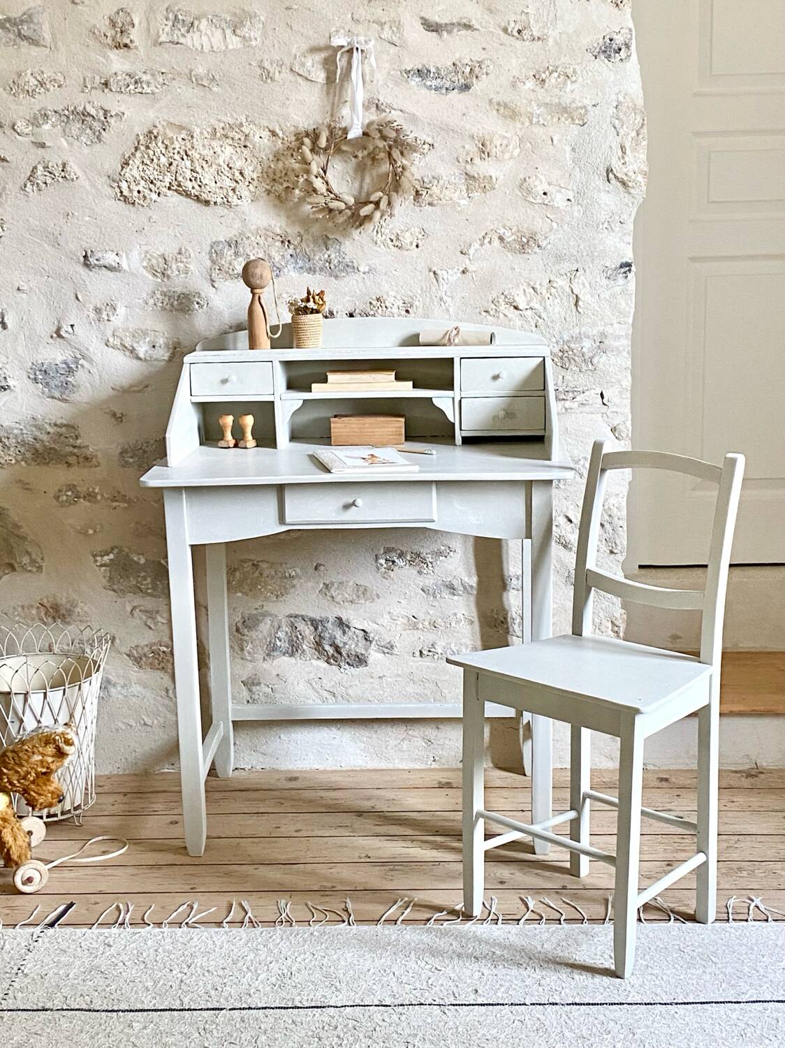 Children's desk and chair