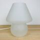 Lampe champignon verre blanc vintage