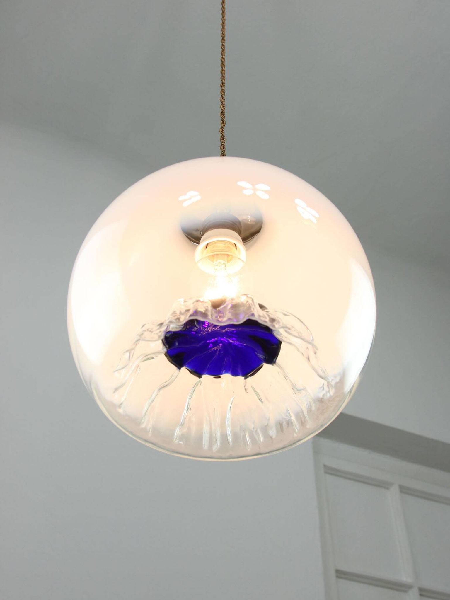 Mid-Century Murano Glass Pendant from Mazzega, 60s