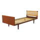 Teak bed, Danish design, 1960s, designer: Hans J. Wegner, manufacturer: Get
