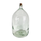 Demijohn transparent cylindrical molded glass 30 l