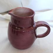Ensemble pichet et verres en céramique violet