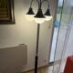 Vintage Italian three-light floor lamp