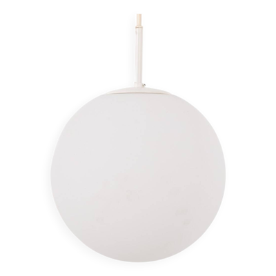 Grande suspension Raak Amsterdam Globe en verre opalin