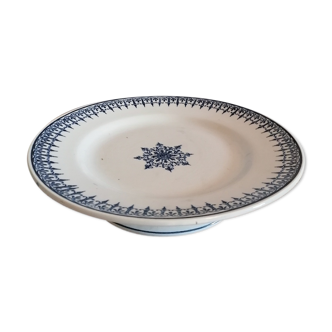 Plat à gâteau sur piedouche, modèle primax Saint Amand