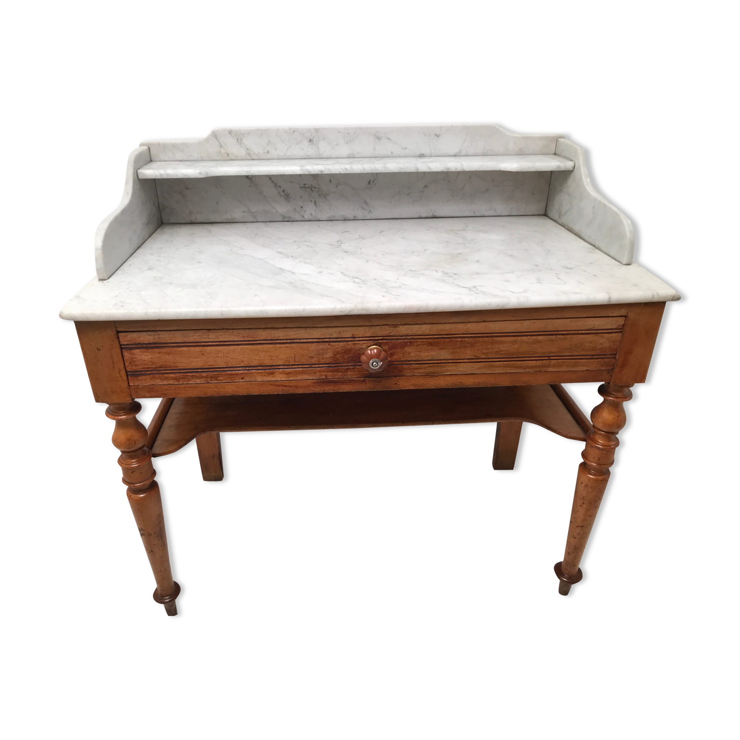 Dressing table marble style Henri II 1900s