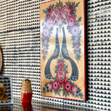 Vintage wood painting