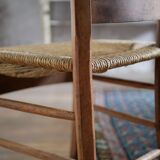 Ancienne chaise paillée