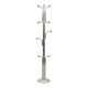 Vintage Standing Coat Rack Chrome Marble Space Age 166cm
