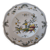 Decorative plate jester signed Emile Tessier