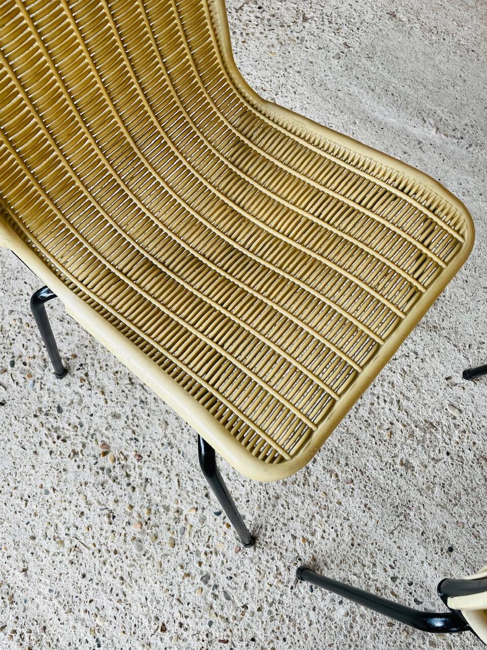 Pair of vintage garden chairs by Fantasia, circa 1950s