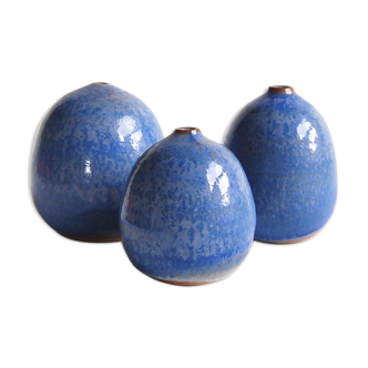 Antonio Lampecco blue ceramic trio