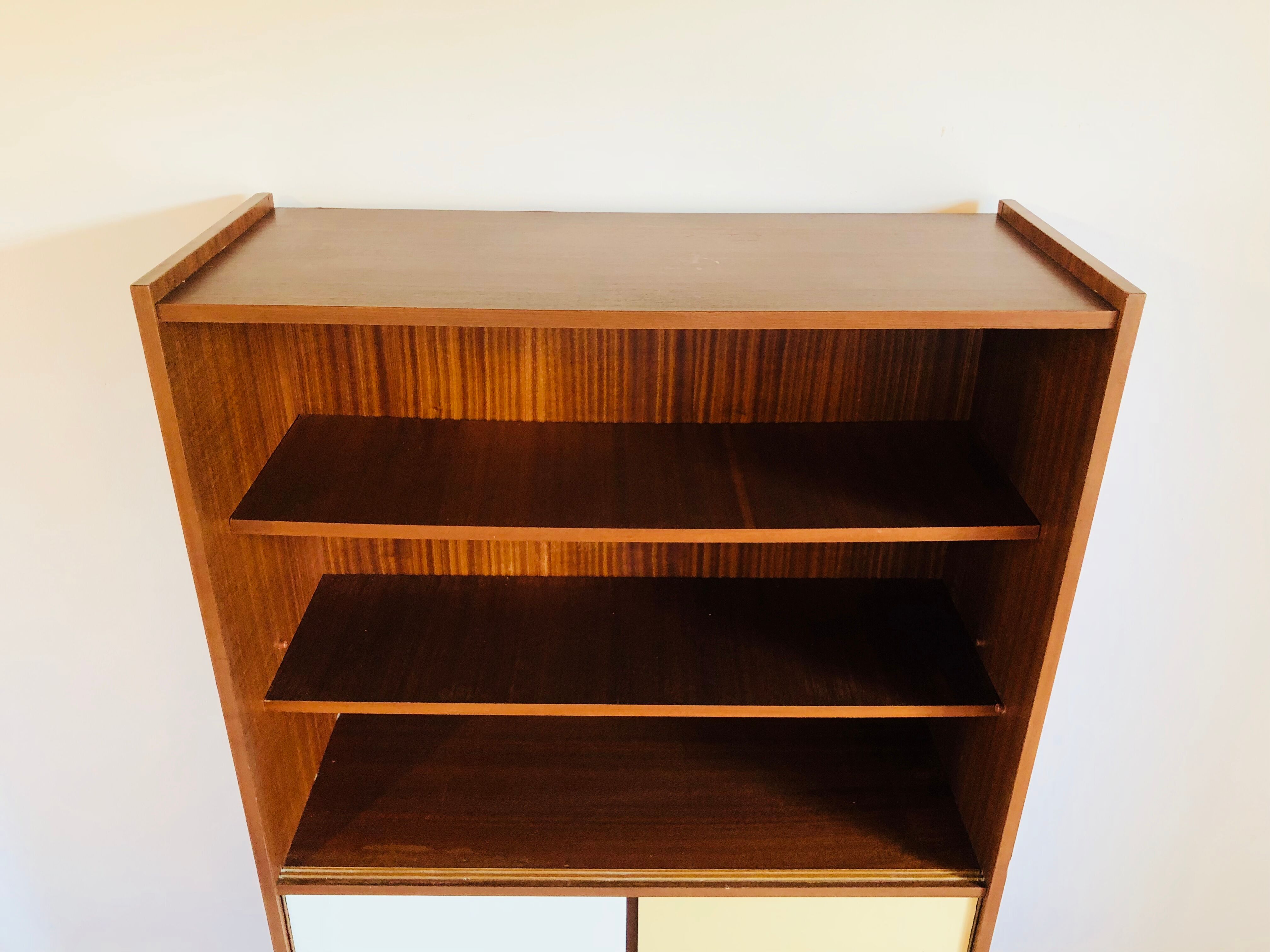 Vintage teak library 1960