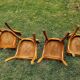 4 chaises Baumann bistrot