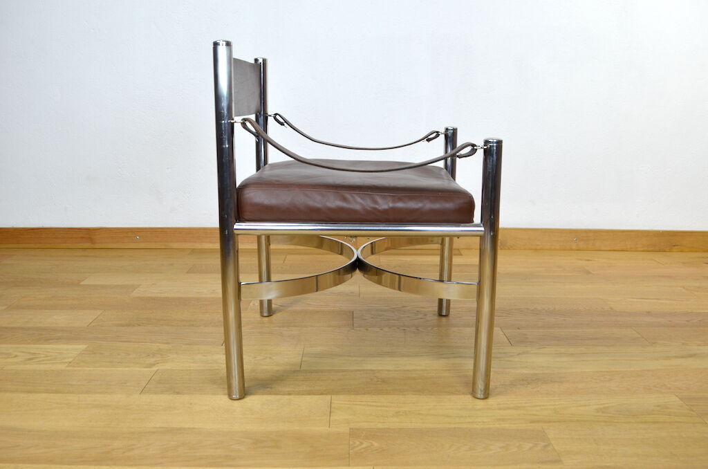 Pair of Vintage Armchairs Edition Dada Industrial Design, Italy 1970