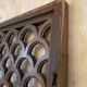 Art deco walnut claustra
