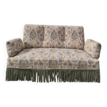 Louis Philippe style floral decor sofa bench from the nap period