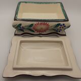 HB Quimper / Hand-decorated ceramic box