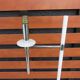 Monix Paris floor lamp in chrome-plated brass and white lacquered metal 1960