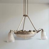 Lustre Art Déco Muller Frères Lunéville 1930