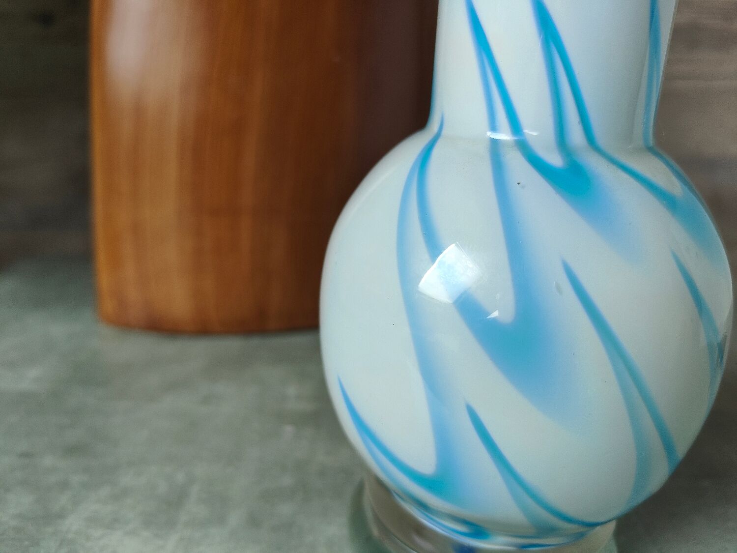 Murano blown glass vase