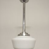 Opaline Art Deco hanging lamp