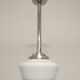 Opaline Art Deco hanging lamp