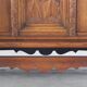 Vintage Danish Baroque Brutalist Style Oak Cabinet 1960s