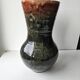 Large baluster vase in glazed ceramic Signed Accolay