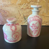 Set of porcelain pots of paris