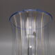 Vase vintage en cristal bleu et or