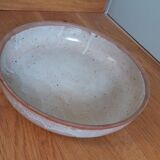 Deep dish stoneware salad bowl 31 cm