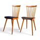 2 Baumann chairs, model Sonate no. 842