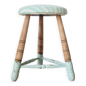 tabouret tripode ancien - assise