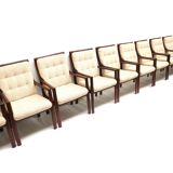 Unique set of 15 vintage armchairs from Lübke made in the 1970s