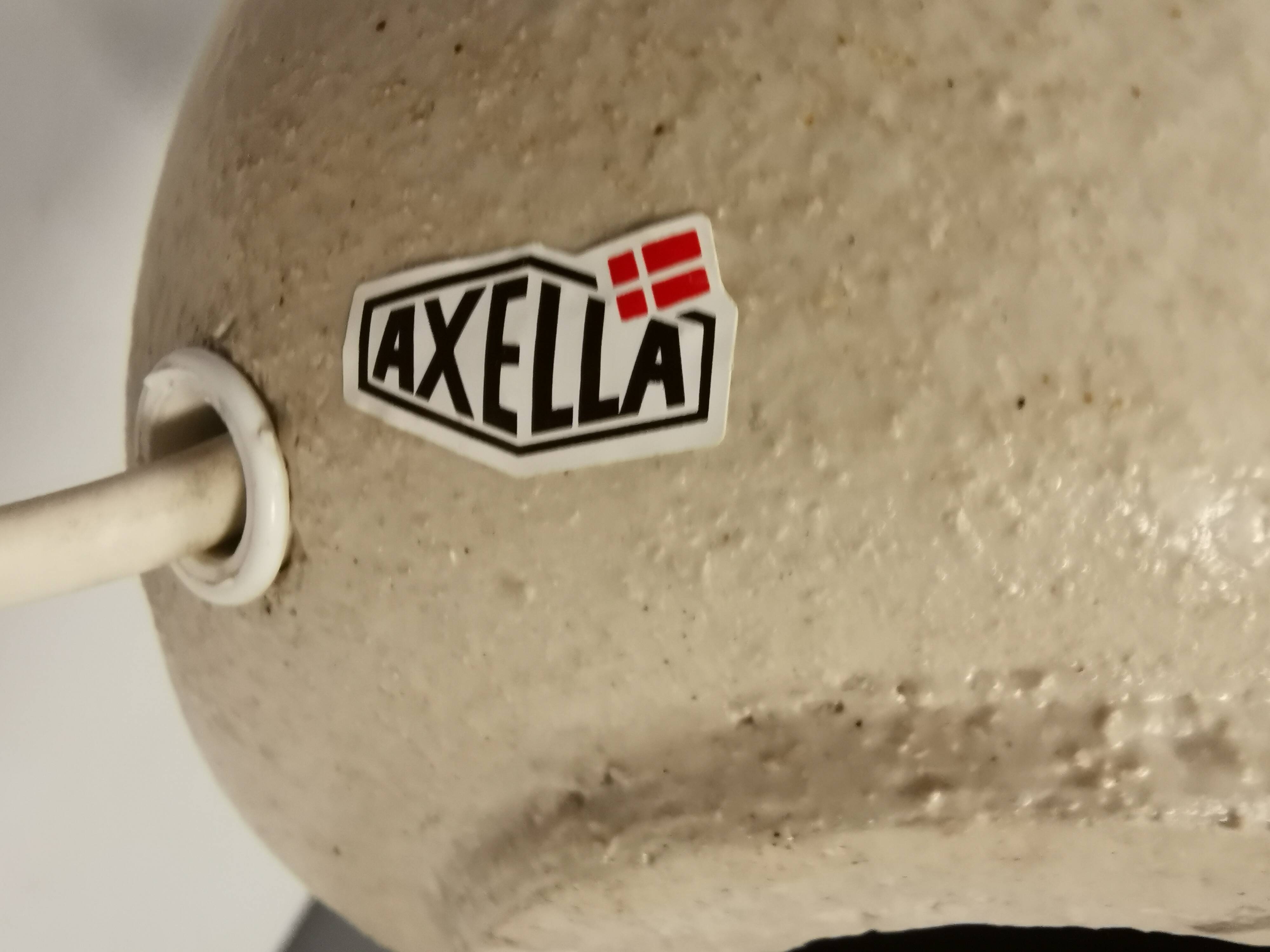 Ceramic table lamp designed by Axel Larsen Denmark for his own company Axella 1970s