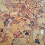 Buffet art déco plateau marbre, meuble vaisselier ancien