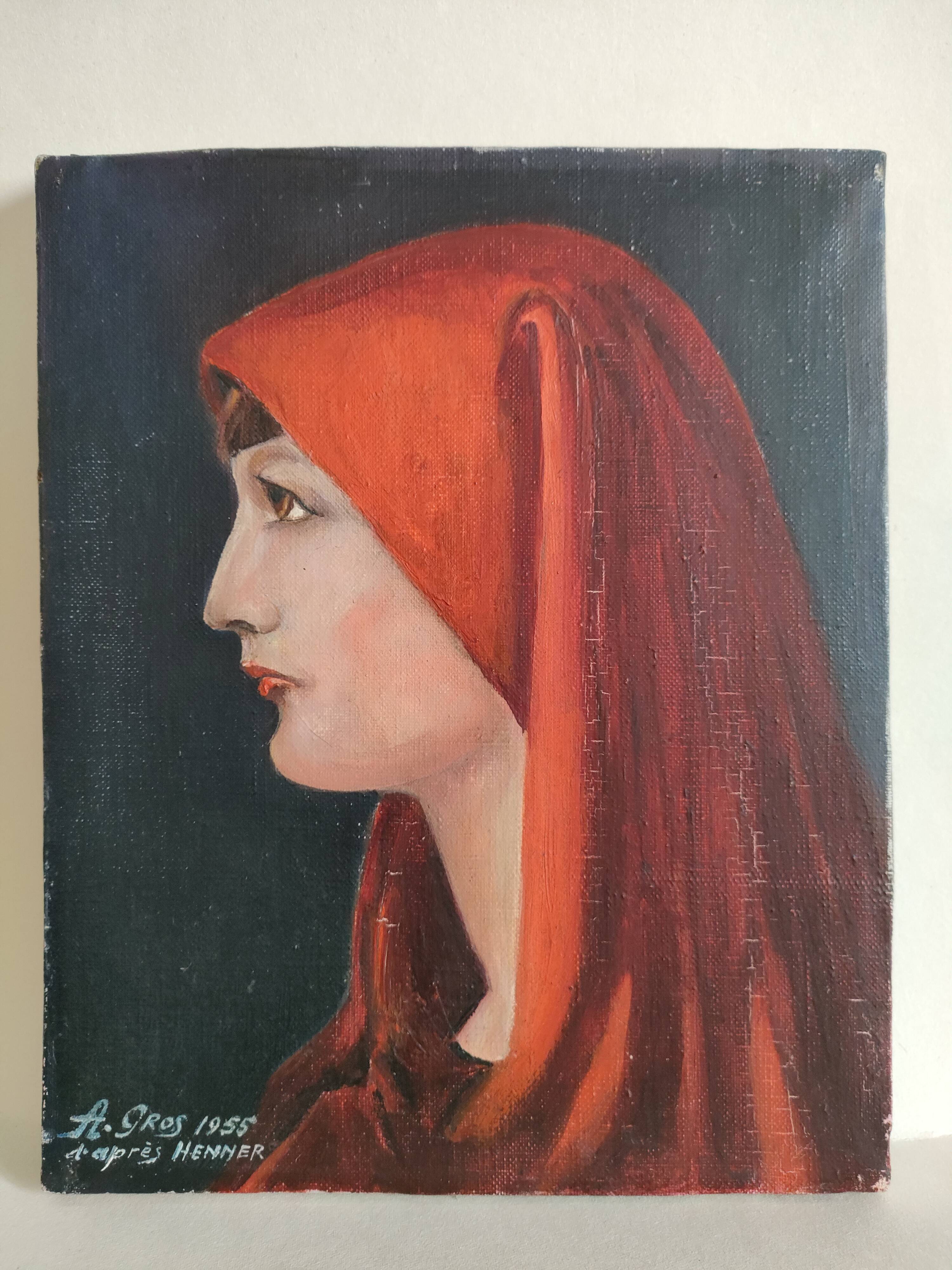 Portrait ancien Sainte Fabiola