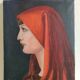 Portrait ancien Sainte Fabiola