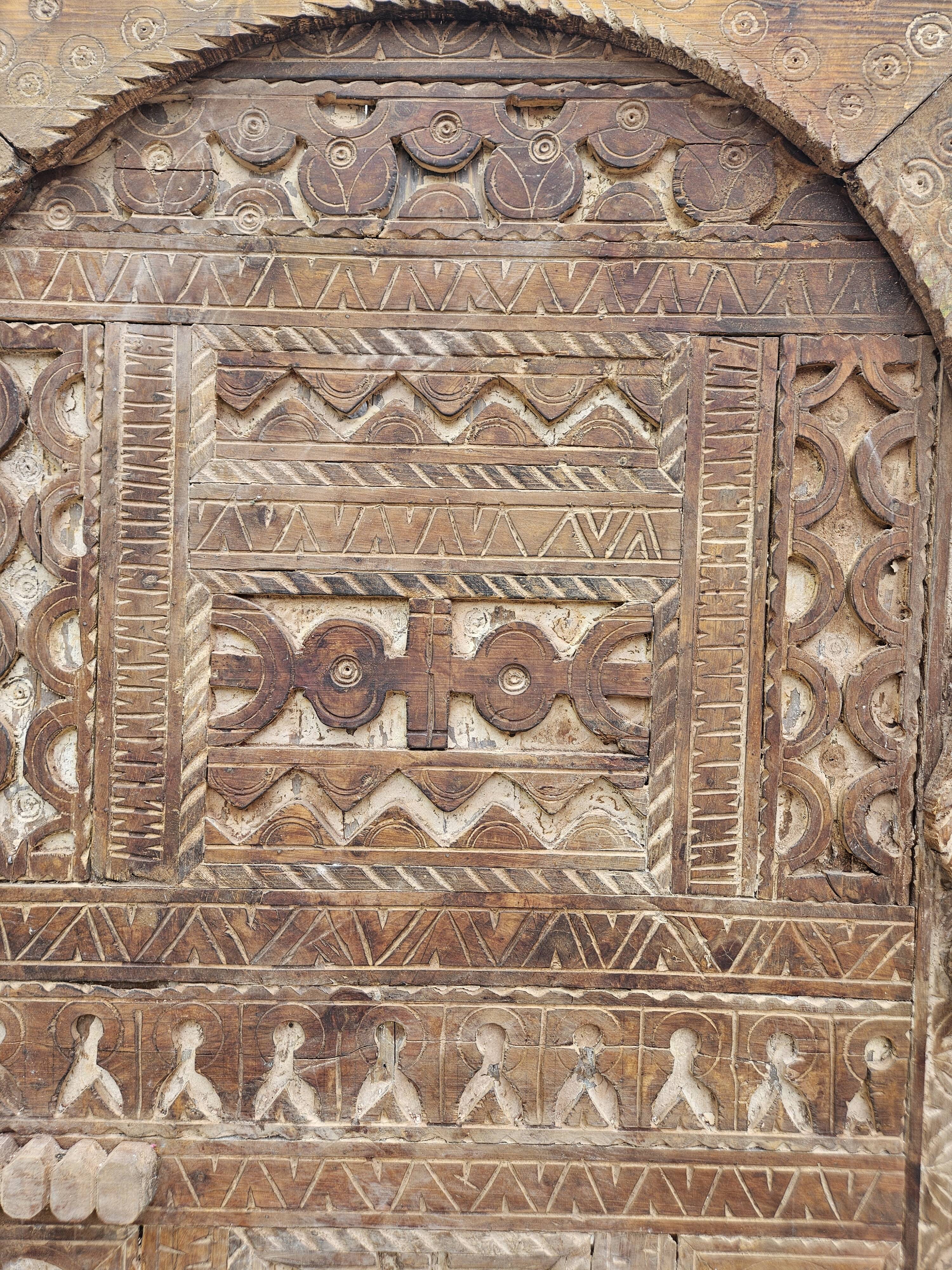 Door of a Moroccan riad