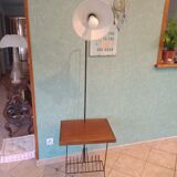 Vintage e-reader floor lamp and shelf door review