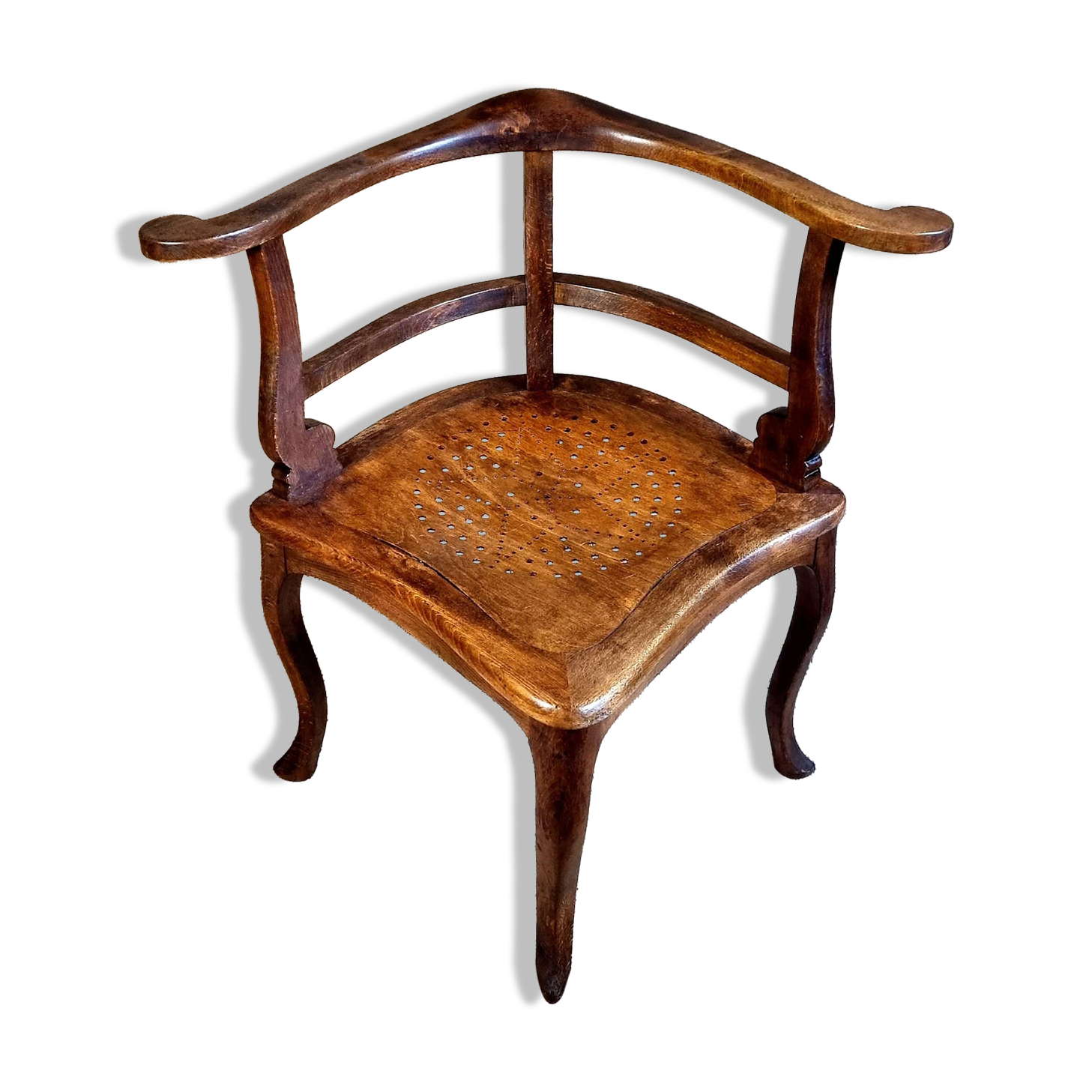1900 corner armchair bistro seat