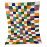 Handmade moroccan berber carpet 213 x 163 cm
