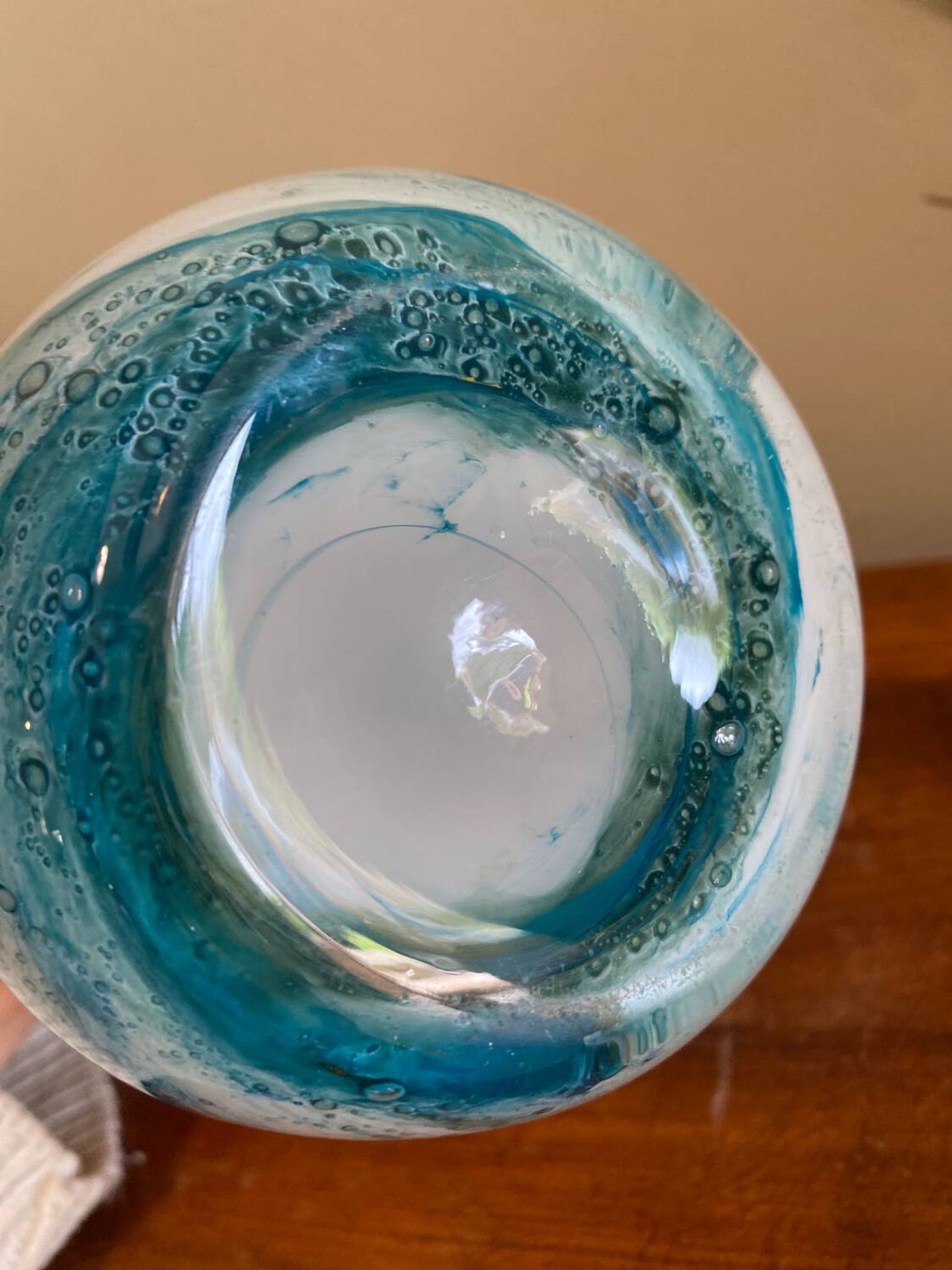 Murano blown glass vase