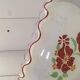 Vintage speckled glass hanging from the 70s