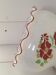 Vintage speckled glass hanging from the 70s