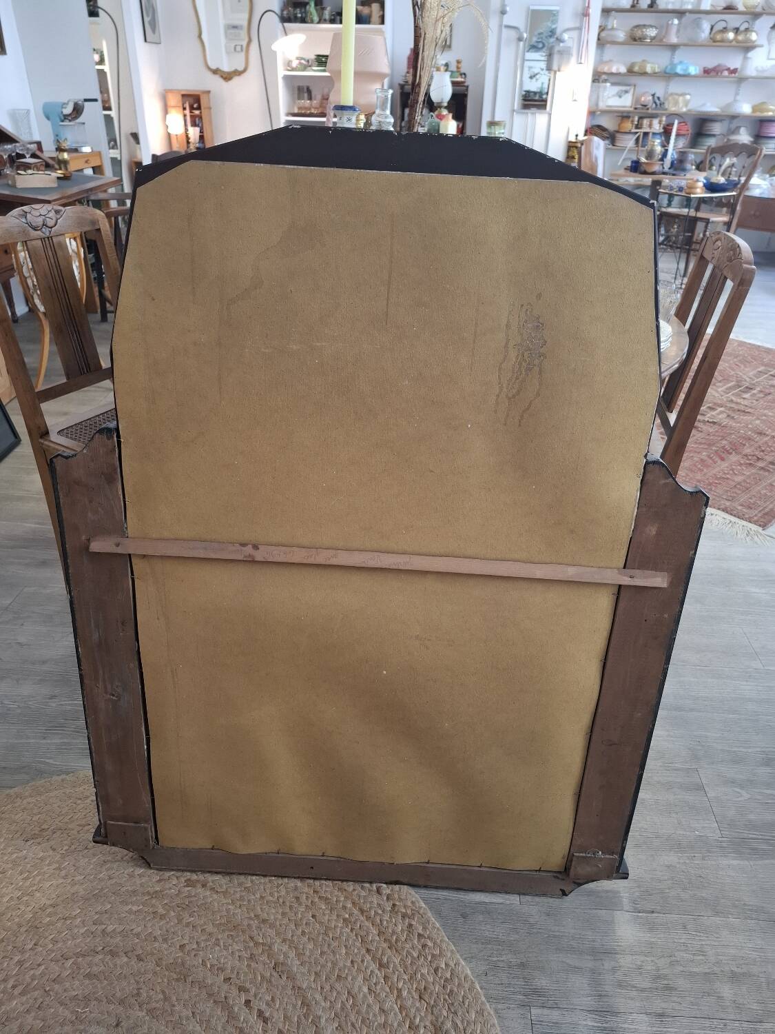 Large art deco mirror to stand