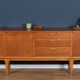 Retro teak 1960s long jentique classic mid century sideboard