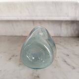 Two bubble glass carafes